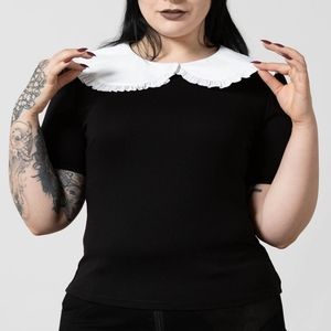 RUBY LACE COLLAR TOP